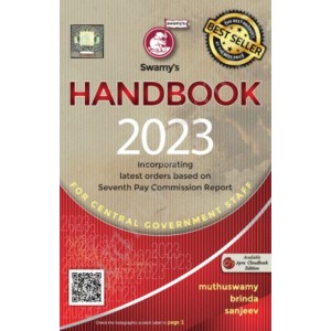 Swamy's Handbook for Central Government Staff (CGS) 2023 (G-16)